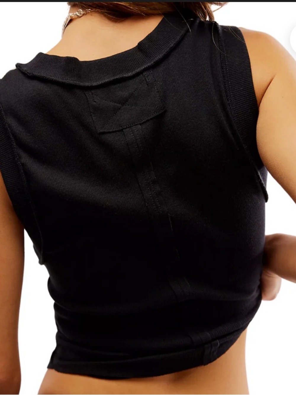 WE THE FREE KATE TANK IN BLACK - Picture 2 of 4